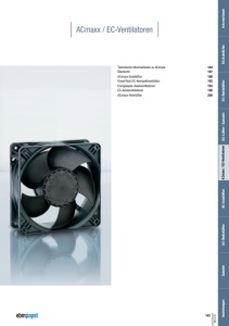 ebmpapst: Acmaxx EC-Ventilatoren